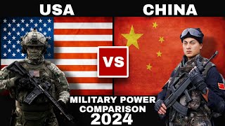 USA vs China Military Power Comparison 2024 [upl. by Fong190]