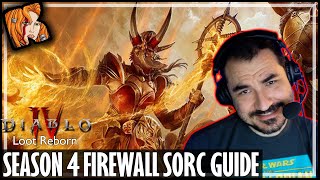 KRIPP’S FIREWALL SORC BUILD GUIDE Season 4  Diablo 4 [upl. by Groh]