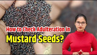 How to Check Argemone Seeds Adulteration in Mustard [upl. by Netsryk172]