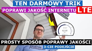 Jak na stałe i za darmo poprawić jakość internetu LTE Lepsza jakość internetu na wsi [upl. by Edia]