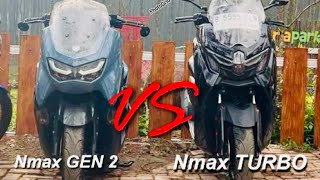 New Nmax gen 2 VS Nmax Turbo  perbandingan design [upl. by Iiette424]