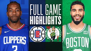 CLIPPERS at CELTICS  FULL GAME HIGHLIGHTS  January 27 2024 [upl. by Koziara]