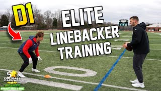 I Coached a D1 Linebacker👀🏈 Full Coaching Session [upl. by Ramsey]