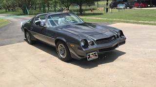 1981 Chevrolet Z28 Camaro 4 Speed Super Low Mileage 814723P [upl. by Sachi]