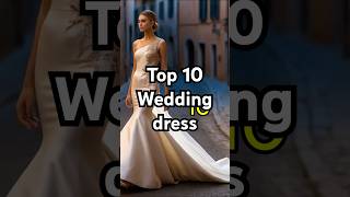 TOP 10 Wedding Dress wedding style fashion women lifestyle [upl. by Adnirual]