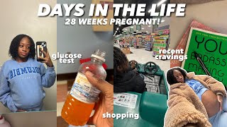 DAYS IN MY PREGNANT LIFE  28 weeks glucose test rants shopping etc [upl. by Abdella]