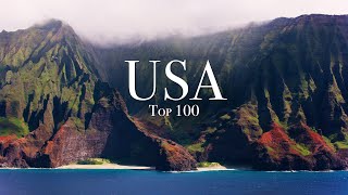 Top 100 Places To Visit In The USA  4K Travel Guide [upl. by Allina]