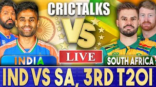 Live IND Vs SA 3rd T20I Centurion  Live Scores amp Commentary  India vs South Africa  2024 [upl. by Rosenbaum]