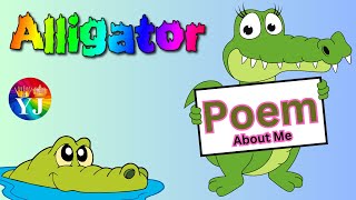 Alligator Poem  Alligator Song  Alligator Rhyme [upl. by Weig]