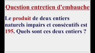 71 des candidats ont donné une mauvaise réponse  Question entretien dembauche [upl. by Perce]