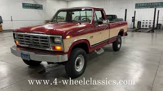 SOLD CLEAN 1986 FORD F250 XLT LARIAT CALIFORNIA BULLNOSE [upl. by Toh682]