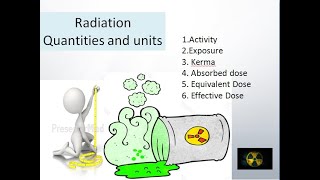 Radiation Quantities and unit [upl. by Laidlaw]