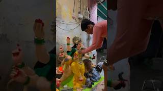 Mata ji ne murtiya banayi 😍🙏 shorts ytshorts emotional navratri [upl. by Erasmo]