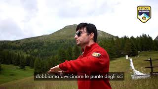 COME SI FA A FRENARE SUGLI SCI Il maestro risponde  Estoul Ski School [upl. by Anirhtak567]