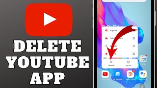 How to Delete YouTube App From Your Android Phone 2023 [upl. by Vilma]