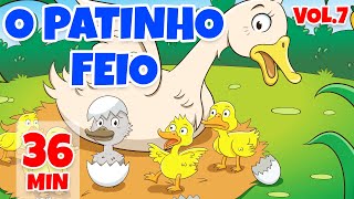 O Patinho Feio História completa Vol 7  Giramille 36 min  Desenho Animado Musical [upl. by Wolsniw]