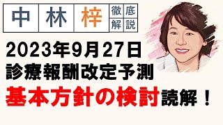 【中林梓】梓の勝手な独り言（社保審医療保険部会 令和6年診療報酬改定の基本方針の検討について） [upl. by Lemak512]