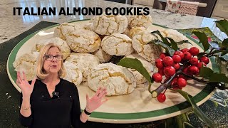 The Best Amaretti Cookies A Italian Almond Christmas Cookie Recipe [upl. by Mady]