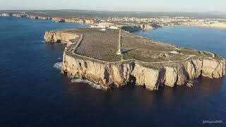 Ponta de Sagres  Portugal  Cliffs  Oceans  Holidays  Destinations  Travel  Drone Video [upl. by Redyr]