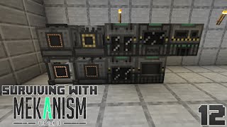 Surviving With Mekanism v10  E12  4x Ore Processing [upl. by Llerat439]