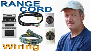 How to Wire a 3Prong or 4Prong Range Cord Wire a the 240Volt Range Outlet [upl. by Ahsetra]