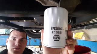 2007 Cadillac DTS 46l v8 oil change and talk on the demon and exorcist [upl. by Asaph]