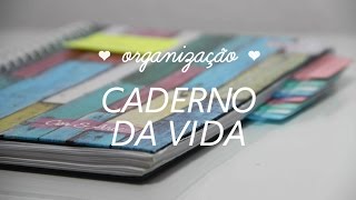 Caderno da vida dicas de organização e produtividade  Tainá Santos [upl. by Chickie358]