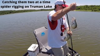 Spider Rigging For Crappie On Truman Lake 10 782017 [upl. by Derte274]