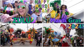 Zulu Parade 2024 🔥 MARDI GRAS in New Orleans USA [upl. by Guria]