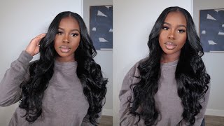 Step By Step Undectable VPart Wig Install Tutorial ftUNice Hair [upl. by Siletotsira]