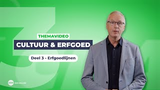 Themavideo Cultuur en erfgoed  deel 3 Erfgoedlijnen [upl. by Iru]