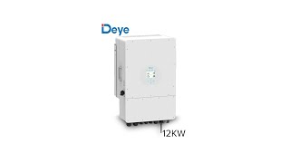 Deye 12 kW SUN 12 SG04LP3 EU  Invertor HIBRID TRIFAZIC  Unboxing amp Test [upl. by Earesed]