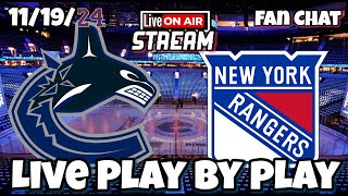 New York Rangers vs Vancouver Canucks NHL Live Stream [upl. by Fassold565]