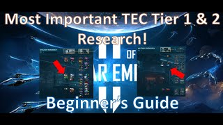 Critical Tier 1 amp 2 Research for TEC in Sins of a Solar Empire II Prioritize these Technologies [upl. by Garibold]