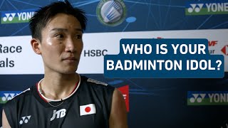 WHO IS YOUR BADMINTON IDOL  We Ask The Players [upl. by Heigl]