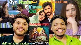 Indian Reaction On Aye Musht E Khaak OST  Title Track  Feroz Khan  Pakistani Drama [upl. by Ticon]