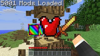 Minecraft Randomizer but with 5000 mods [upl. by Nhguaved869]