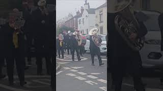 Local brass band this morning for memorial day [upl. by Ignatzia]