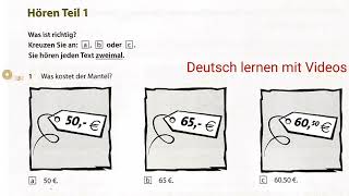 Prüfungstraining Start Deutsch 1  Modelltest 1 Hören A1 [upl. by Duster]