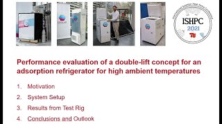 Coolar presents its new cooling cycle at International Sorption Heat Pump Conference 2020 [upl. by Trebmal10]