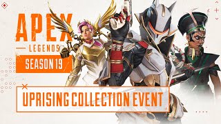 quotUPRISINGquot Collection Event All Skins  Apex Legends Season 19 [upl. by Nauqe784]