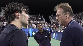 Felix AugerAliassime breaks silence after controversial ending to Jack Draper defeat [upl. by Lokcin590]