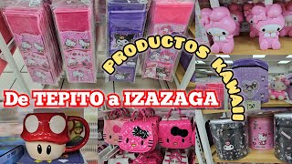 😍ACCESORIOS Y NOVEDADES KAWAII😱MERCANCÍA QUE AMARAS HELLO KITTY SANRIO BOLSAS ORGANIZADORES [upl. by Elaynad]