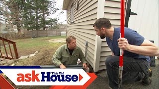 How to Install a Channel Drain  Ask This Old House [upl. by Sualk]