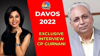 Davos 2022  In Conversation With CP Gurnani  CNBCTV18 [upl. by Llerraj]