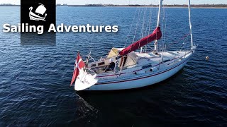 First solo sailing in my boat  Comfortina 32  Sailing adventures [upl. by Haida]