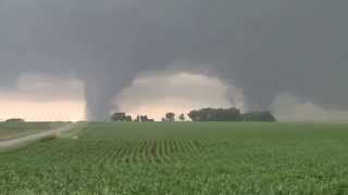 EF4 Tornados  Wisner amp Pilger NE 16 June 2014 [upl. by Halvaard]