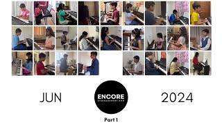 Jun 2024 Student Recital PART 1  Encore Piano Academy [upl. by Akiehsal]