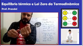 Equilíbrio térmico e Lei Zero da Termodinâmica  Prof Prandel [upl. by Elisha]