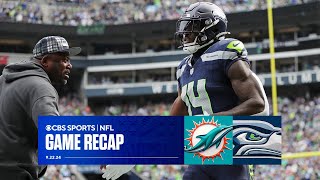 Seahawks improve to 30 in 2024 as Dolphins LOSE Skylar Thompson due to chest injury [upl. by Noir192]